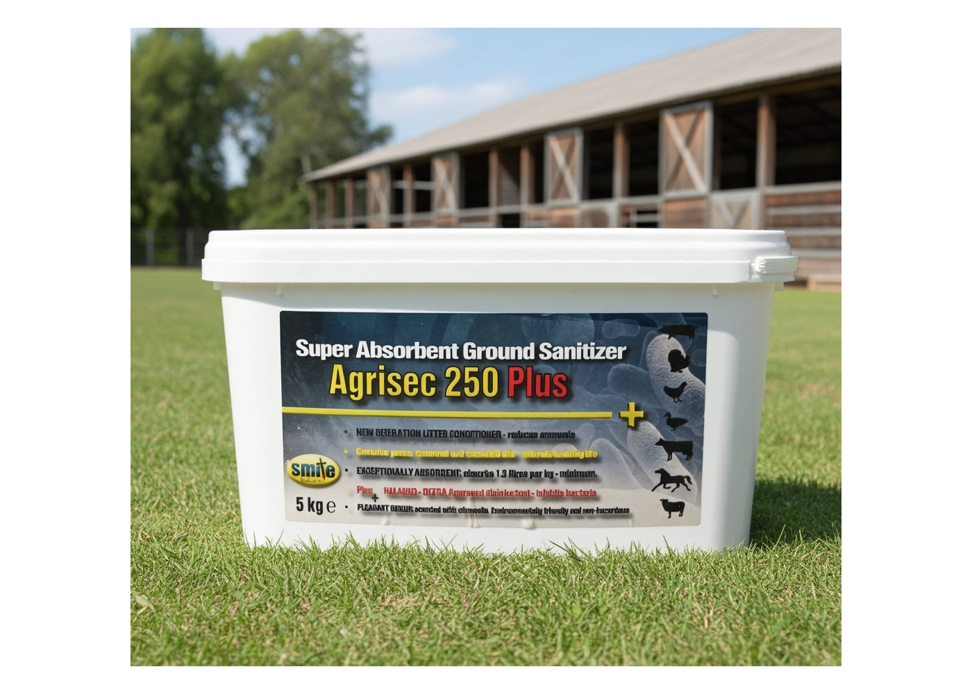 Smite Biocare - Agrisec 250 Plus (Super Absorbent Ground Sanitizer) - Buy Online SPR Centre UK