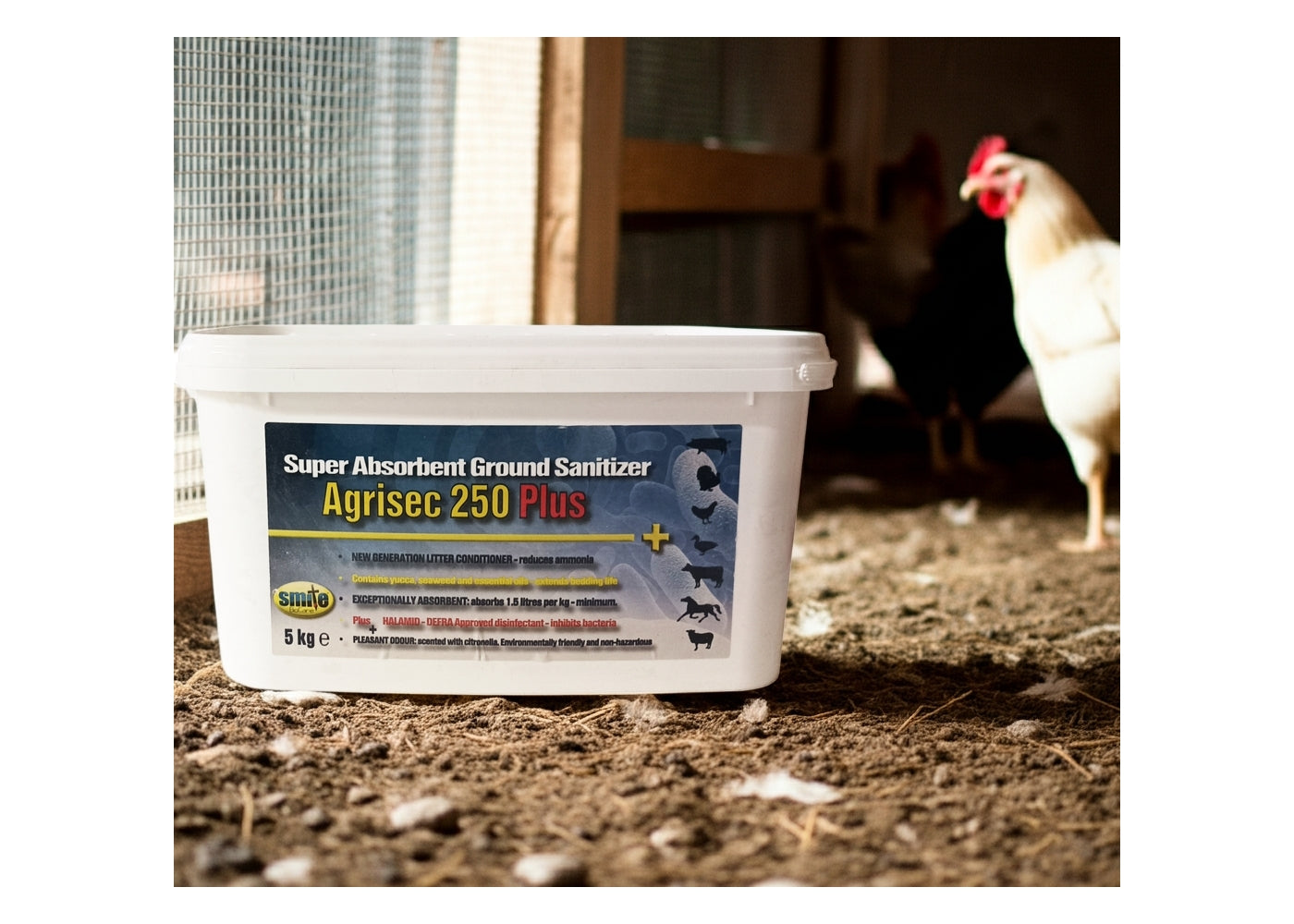 Smite Biocare - Agrisec 250 Plus (Super Absorbent Ground Sanitizer) - Buy Online SPR Centre UK