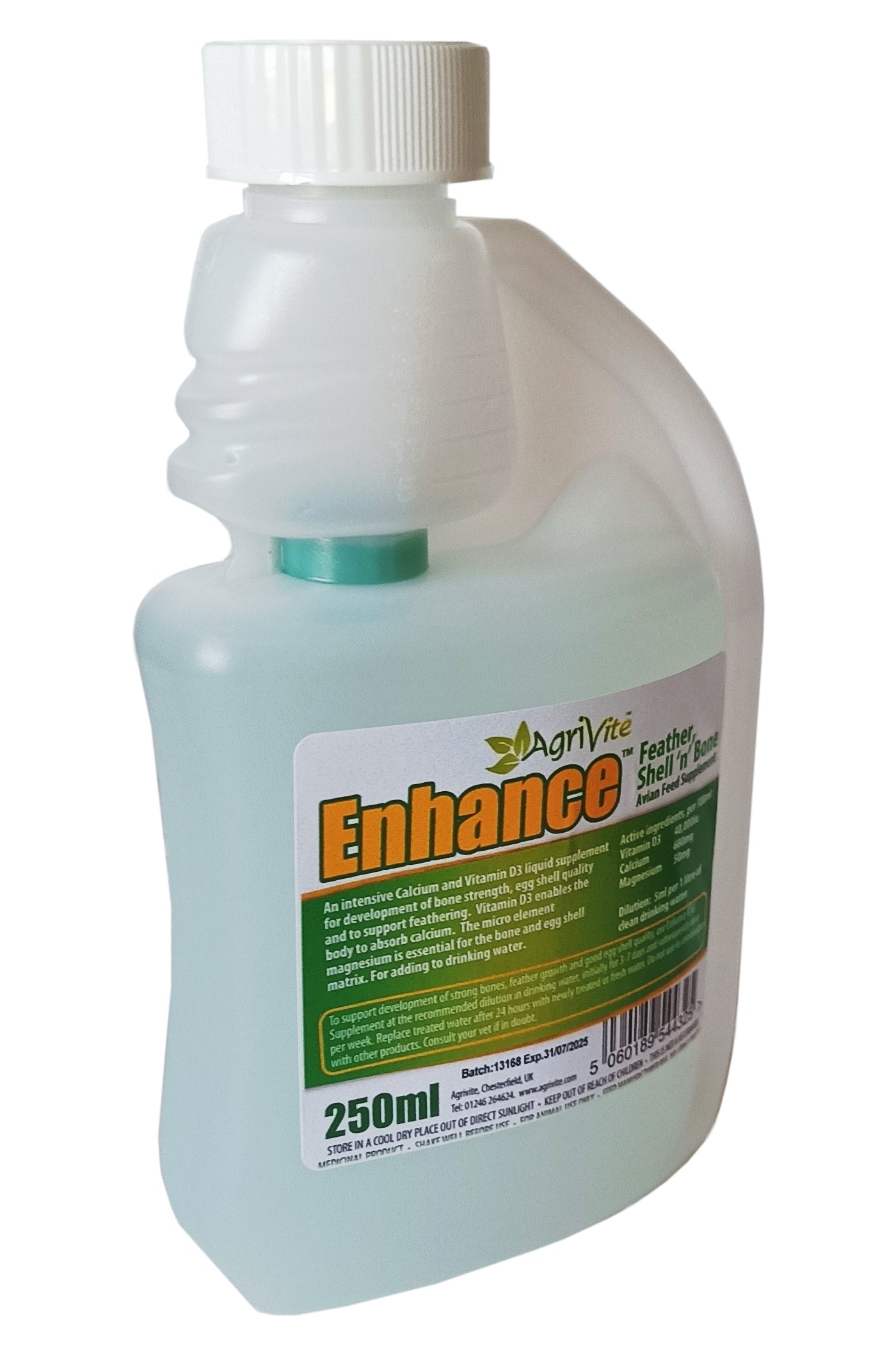 Agrivite - Enhance (Feather, Shell 'n' Bone Supplement) - 250ml