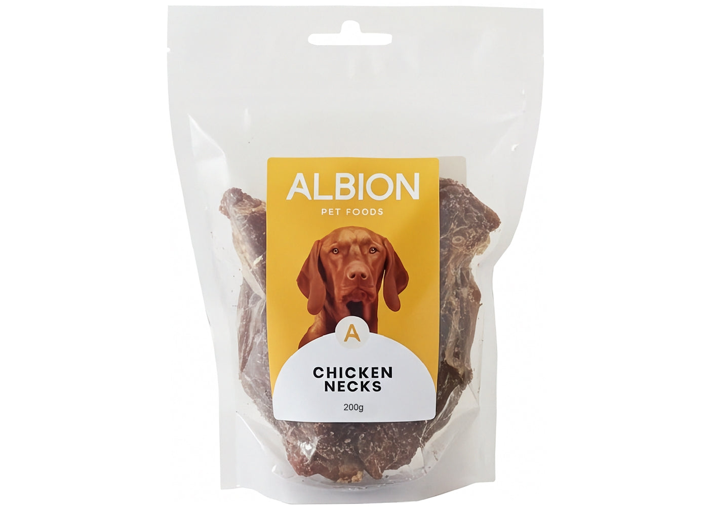 Albion Pet Foods - Air-Dried Chicken Necks | Natural Dog Treats - Buy Online SPR Centre UK