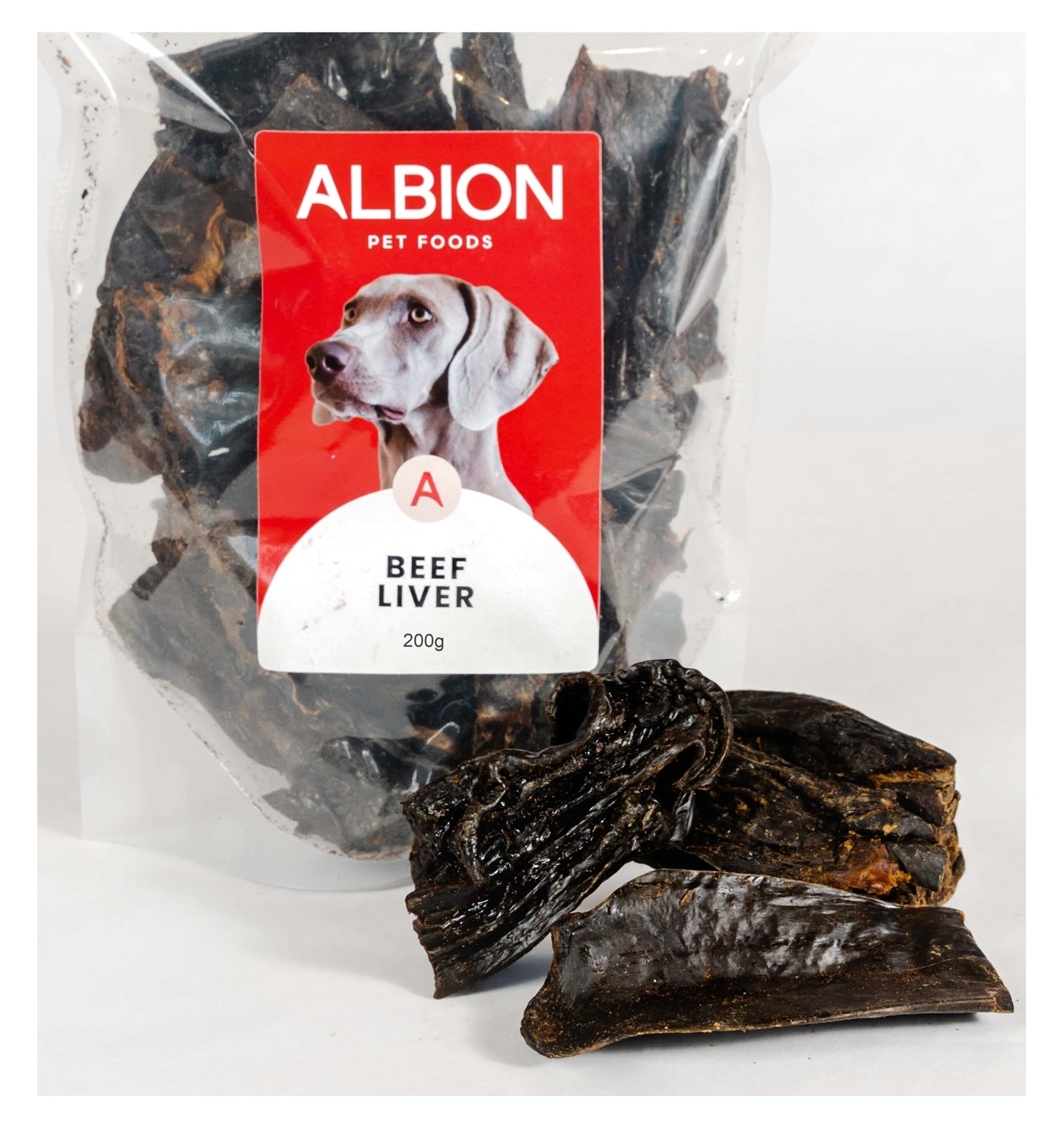 Albion Pet Foods - Air-Dried Beef Liver | Natural Dog Treat - Buy Online SPR Centre UK