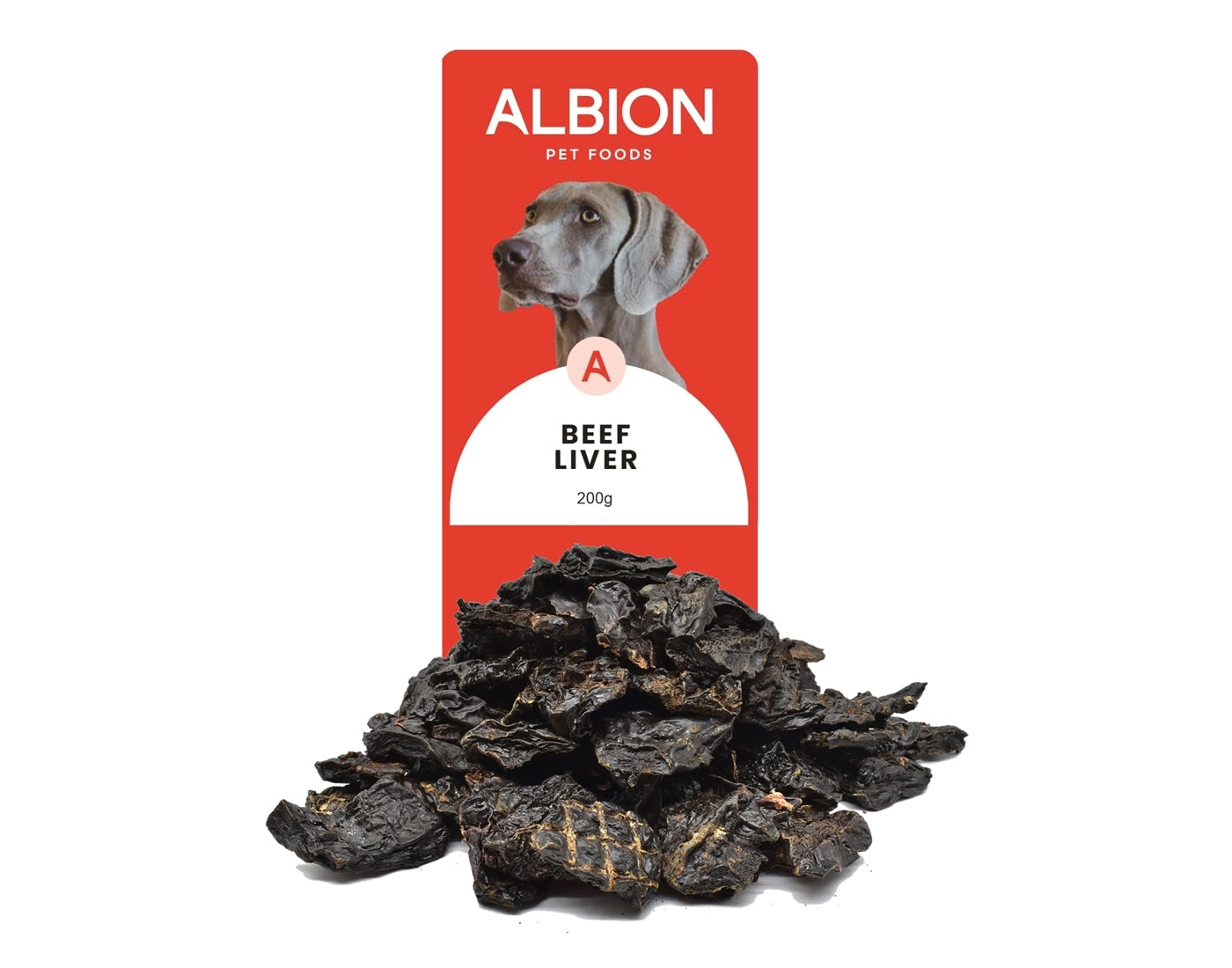Albion Pet Foods - Air-Dried Beef Liver | Natural Dog Treat - Buy Online SPR Centre UK