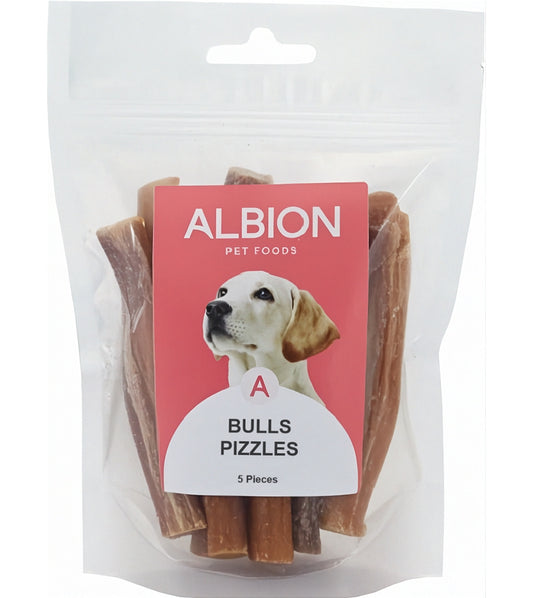 Albion Pet Foods - Air-Dried Bulls Pizzles (5 Pieces) - Buy Online SPR Centre UK