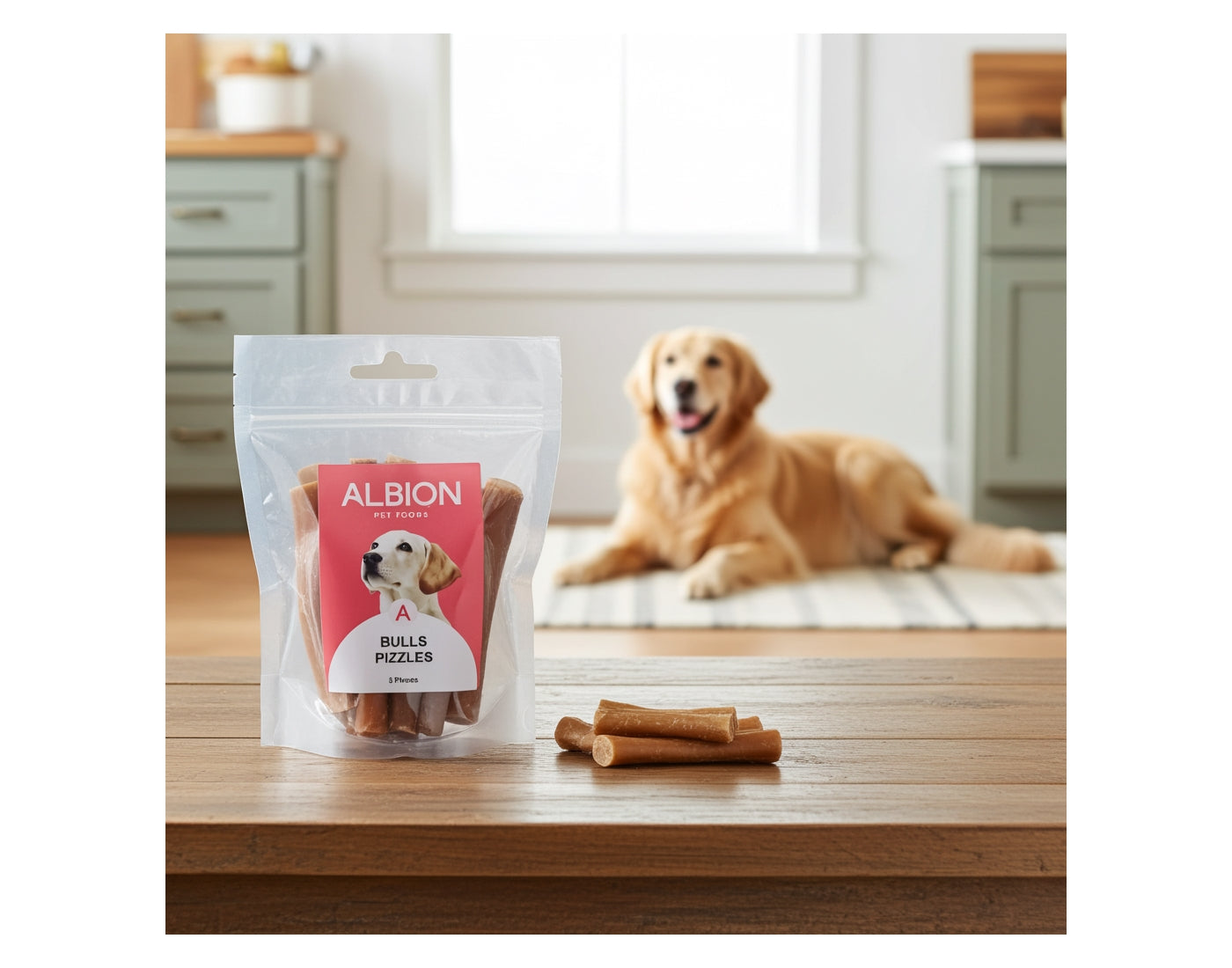 Albion Pet Foods - Air-Dried Bulls Pizzles (5 Pieces) - Buy Online SPR Centre UK