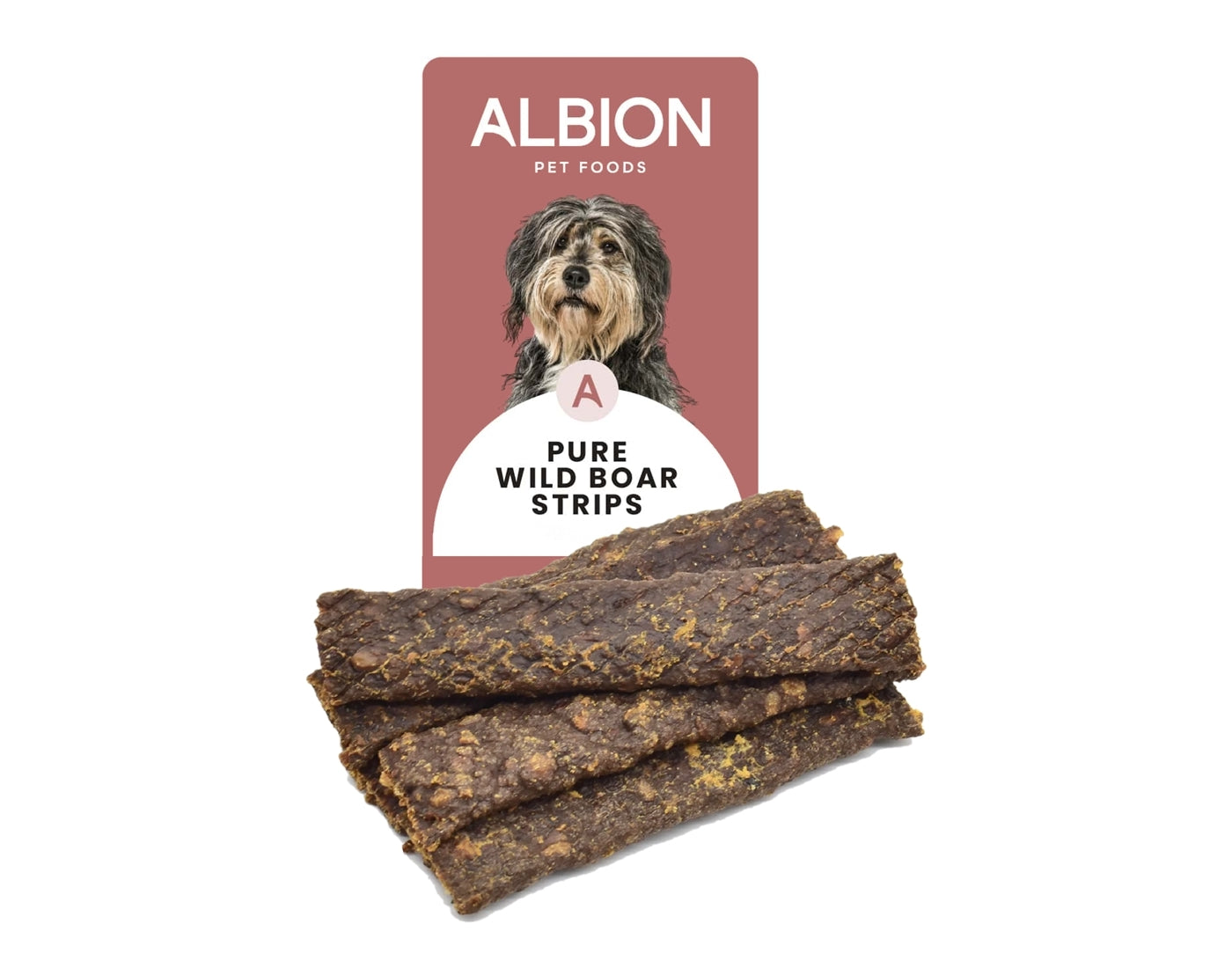 Albion Pet Foods - Air-Dried Pure Wild Boar Strips - Buy Online SPR Centre UK