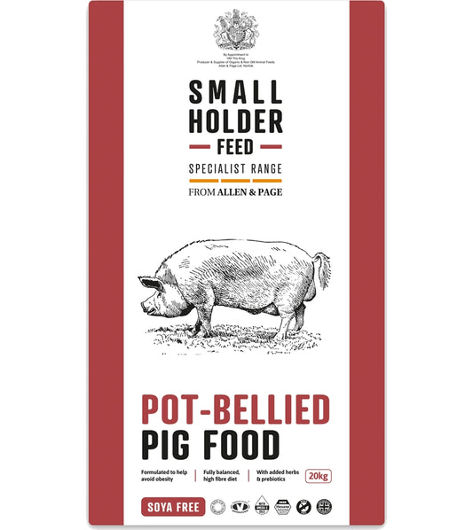 Smallholder Range - Pot-Bellied Pig Food 20kg - Buy Online SPR Centre UK