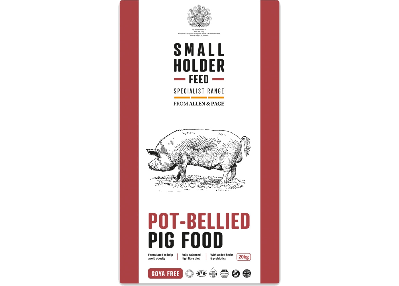 Smallholder Range - Pot-Bellied Pig Food 20kg - Buy Online SPR Centre UK