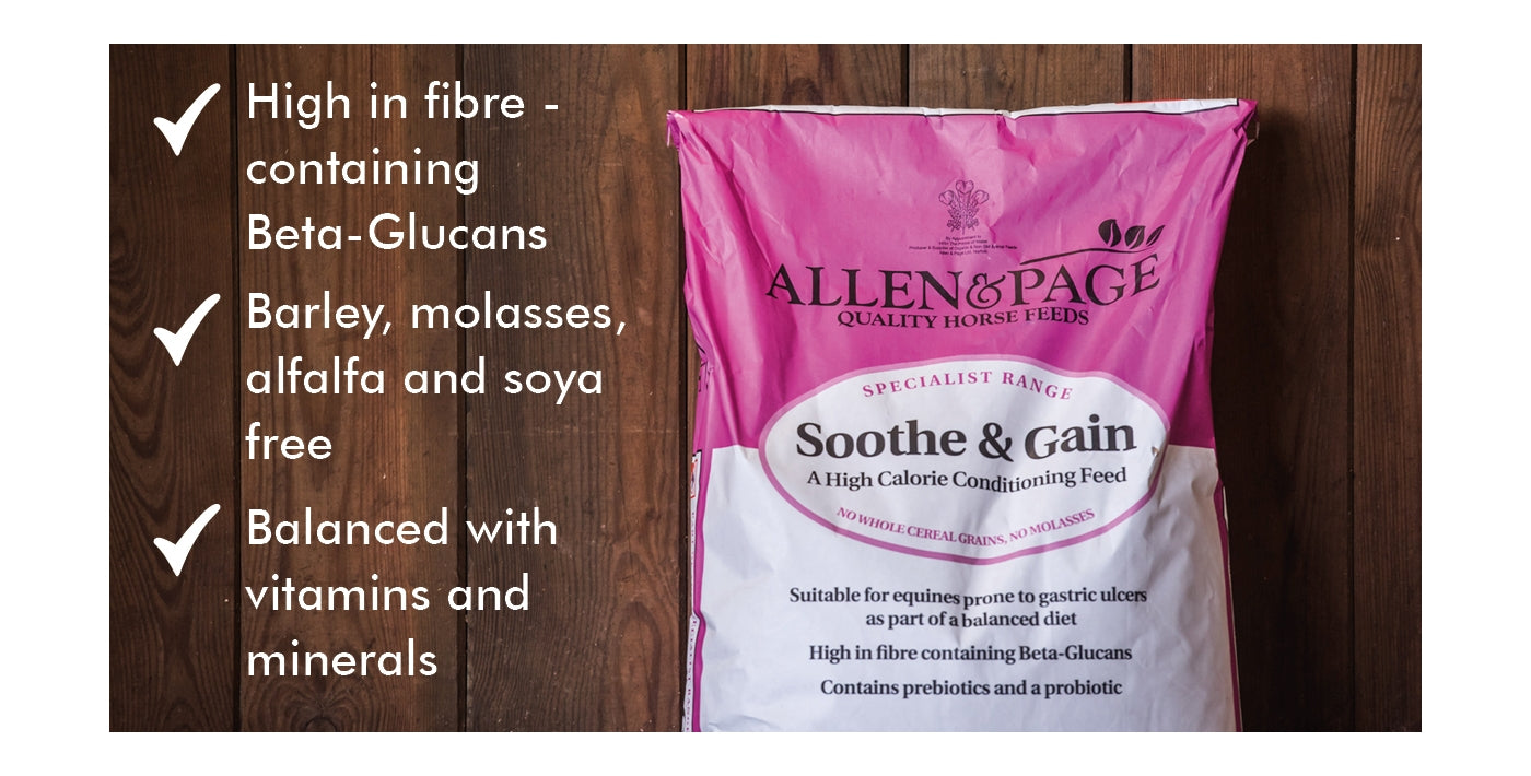 Allen & Page - Soothe and Gain | Horse Feed - Buy Online SPR Centre UK