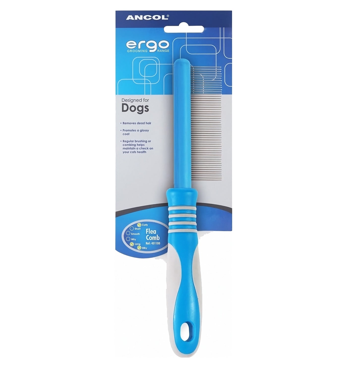 Ancol - Ergo Dog Flea Comb - Buy Online SPR Centre UK