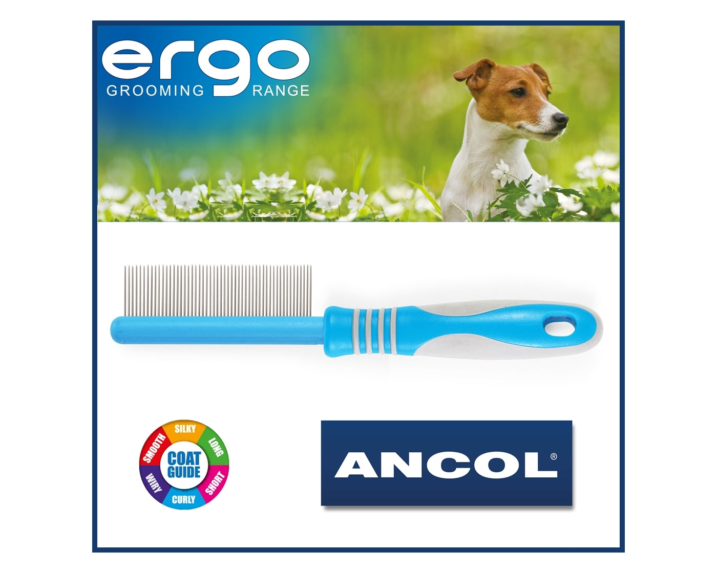 Ancol - Ergo Dog Flea Comb - Buy Online SPR Centre UK