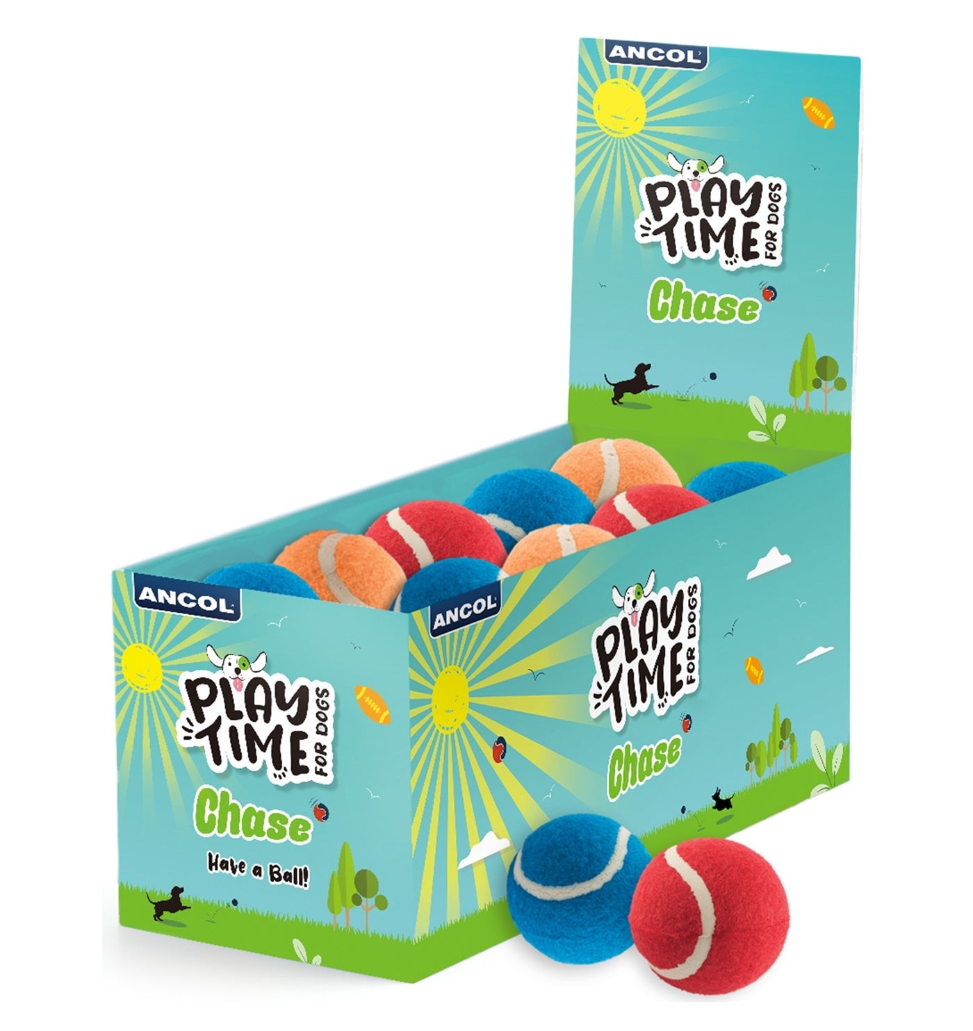 Ancol - High Bounce Tennis Balls | Dog Toys - Buy Online SPR Centre UK