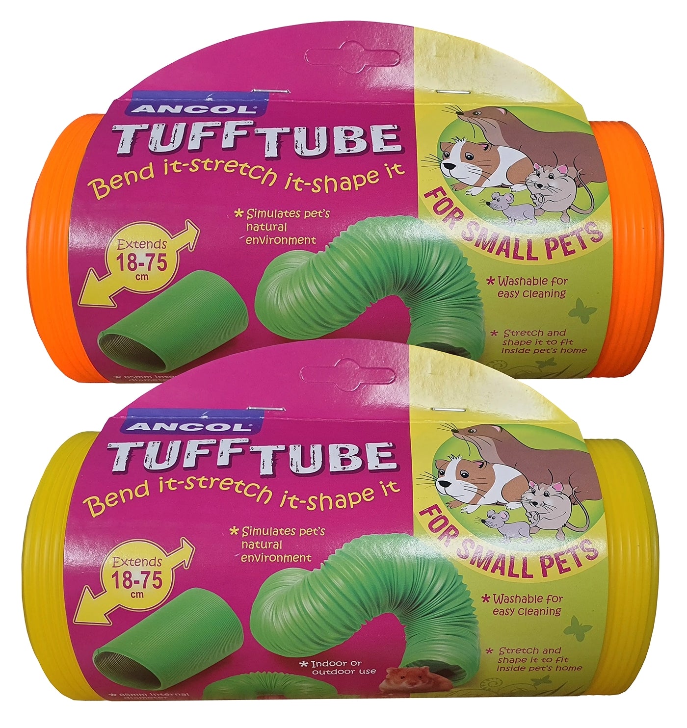 Ancol Tuff Tube | Small Animal Tunnel Toy - Buy Online SPR Centre UK