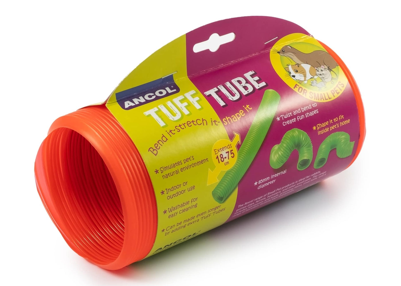Ancol Tuff Tube | Small Animal Tunnel Toy - Buy Online SPR Centre UK