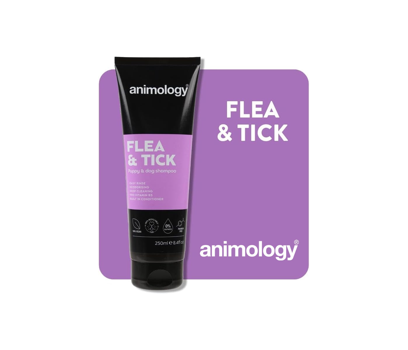 Animology - Flea & Tick Dog Shampoo 250ml - Buy Online SPR Centre UK