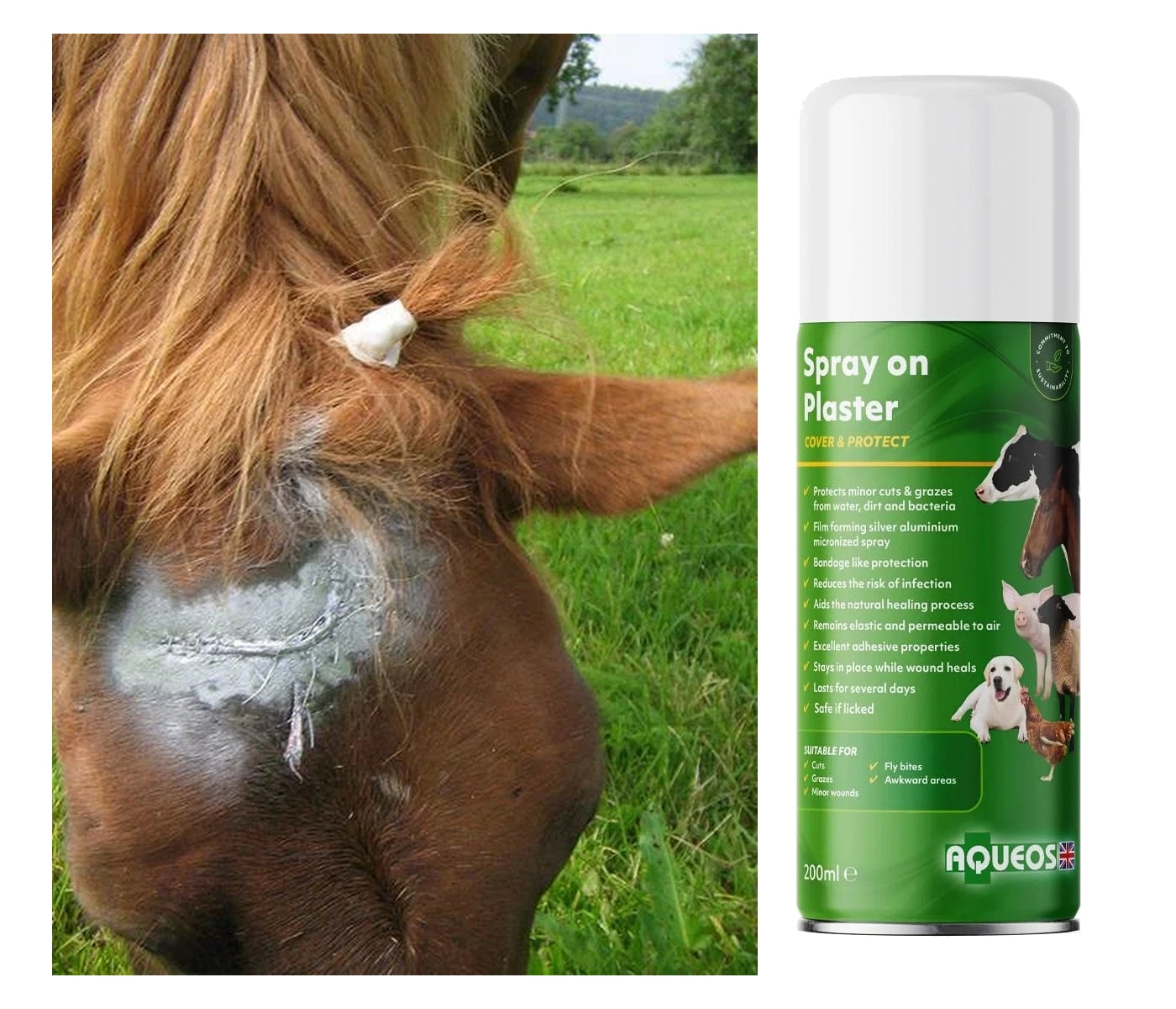 Aqueos - Spray on Plaster 200ml - Buy Online SPR Centre UK