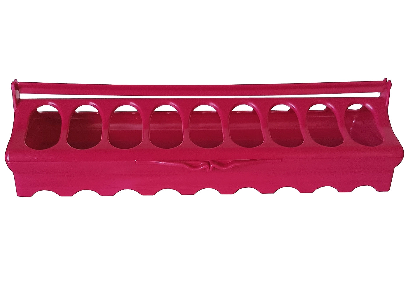 BEC  Linear Feeder for Poultry & Pigeons (Raspberry Red) 30cm - Buy Online SPR Centre UK