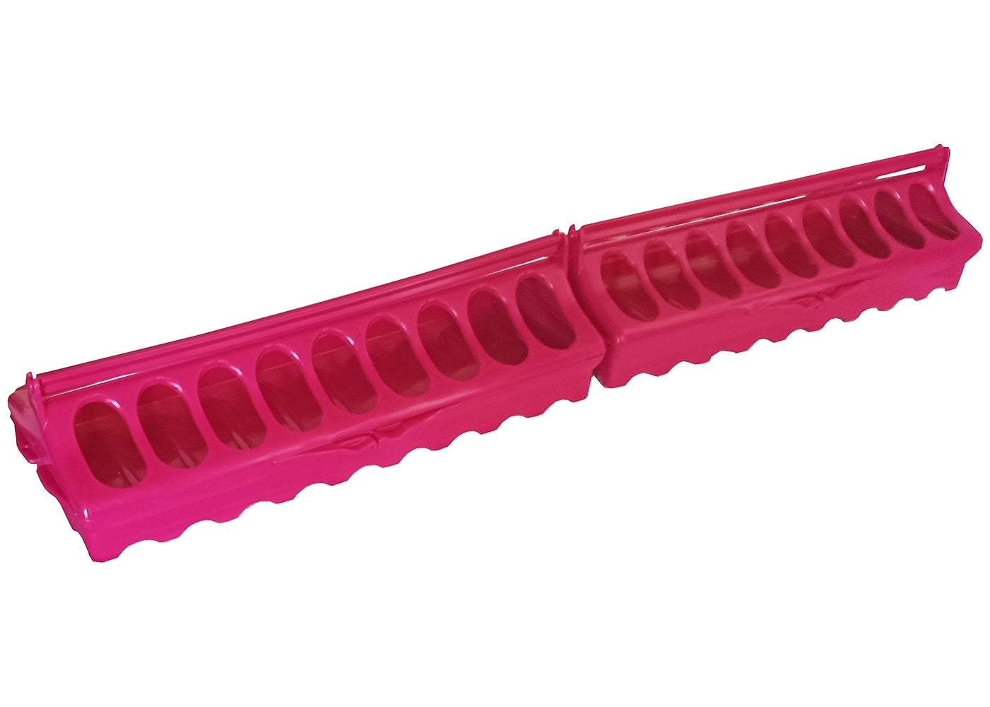 BEC  Linear Feeder for Poultry & Pigeons (Raspberry Red) 30cm - Buy Online SPR Centre UK