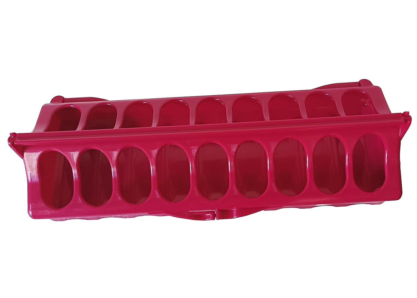 BEC  Linear Feeder for Poultry & Pigeons (Raspberry Red) 30cm - Buy Online SPR Centre UK