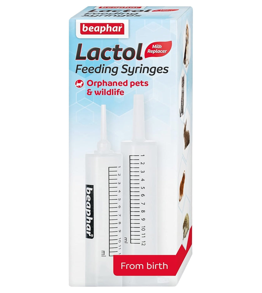 Beaphar - Lactol Feeding Syringes for Small Animals (2 pack) - Buy Online SPR Centre UK