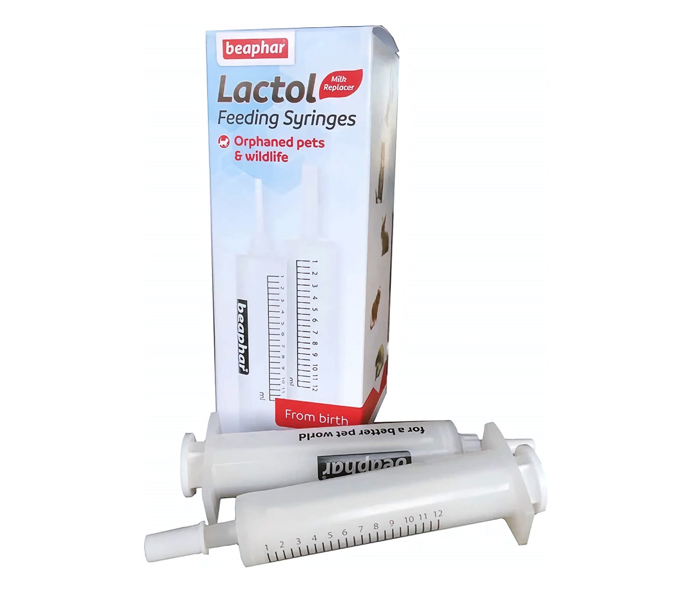 Beaphar - Lactol Feeding Syringes for Small Animals (2 pack) - Buy Online SPR Centre UK
