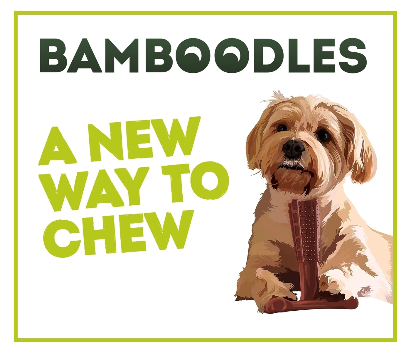 Bamboodles ‘T-Bone’ Beef Flavour Dog Chew (Small) - Buy Online SPR Centre UK