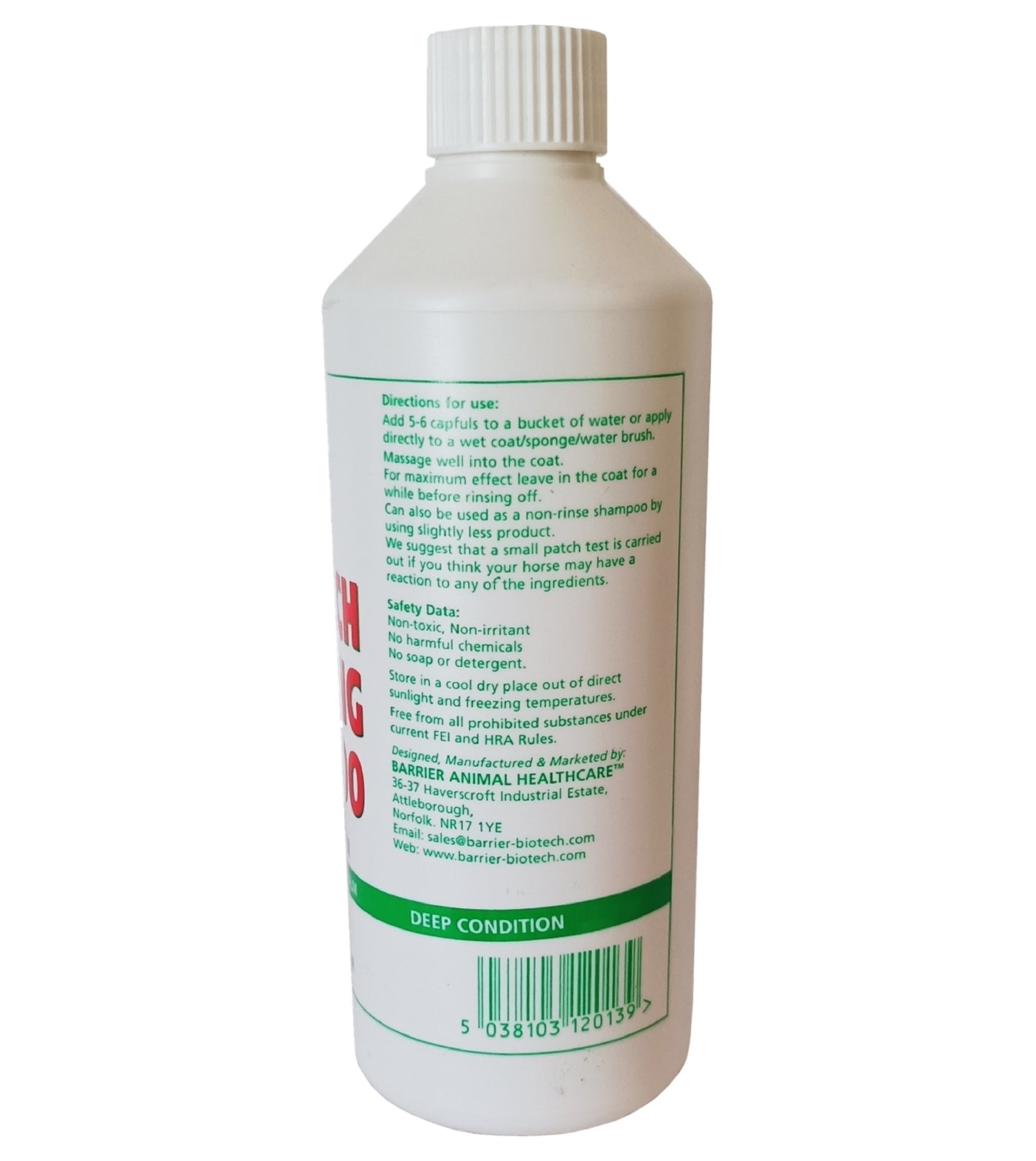 Barrier Anti-Itch Soothing Shampoo 500ml - Buy Online SPR Centre UK