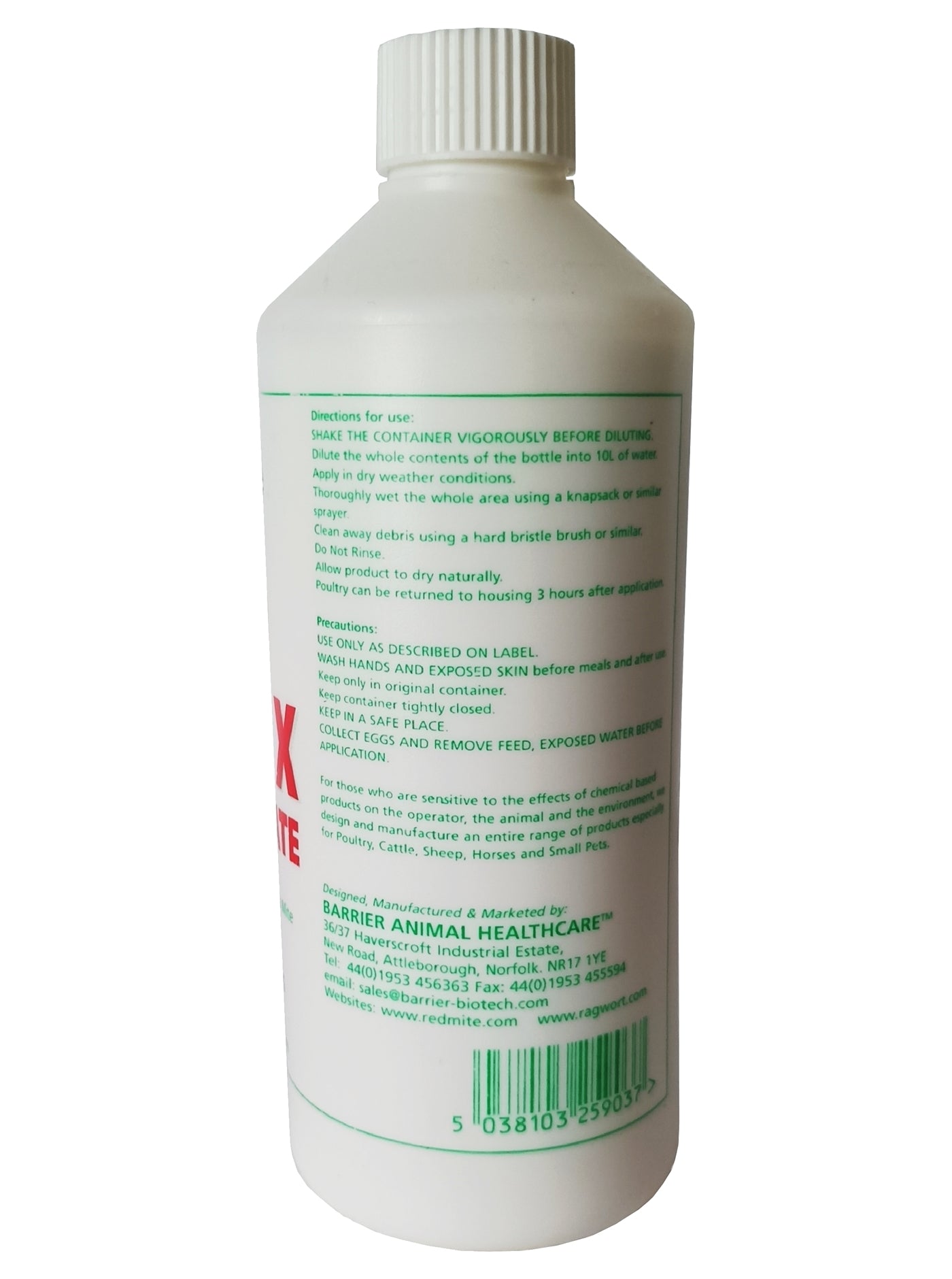 Barrier - Red Mite X Concentrate - 500ml