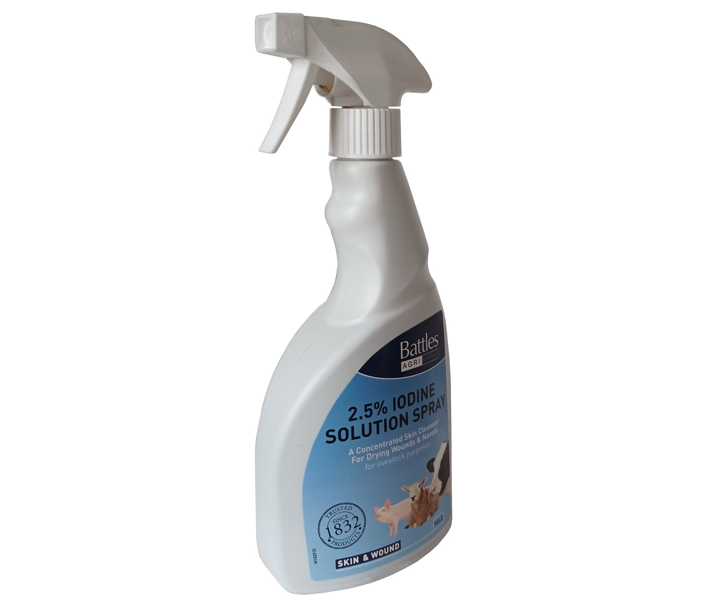 Battles - 2.5% Iodine Solution Spray | Animal Care - Buy Online SPR Centre UK