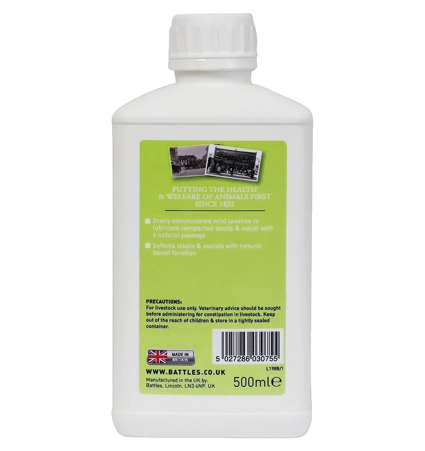 Battles Liquid Paraffin 500ml | Livestock Care - Buy Online SPR Centre UK