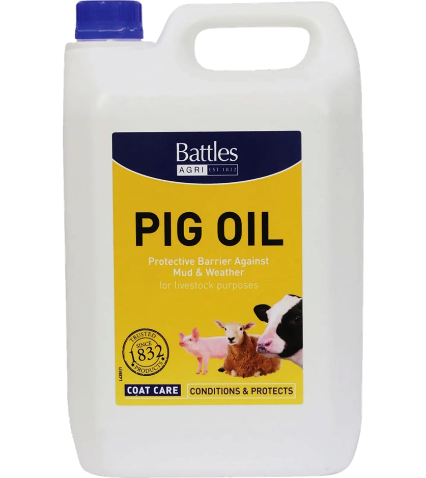 Battles Pig Oil 4.5L | Animal Care - Buy Online SPR Centre UK