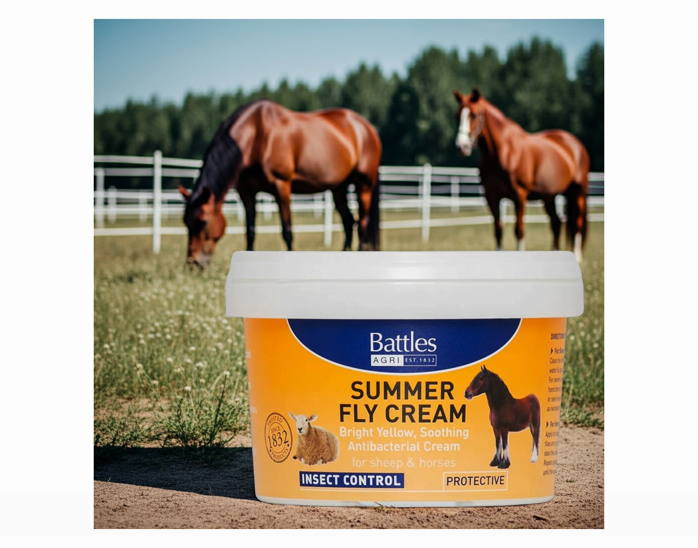 Battles Summer Fly Cream | For Sheep & Horses - Buy Online SPR Centre UK