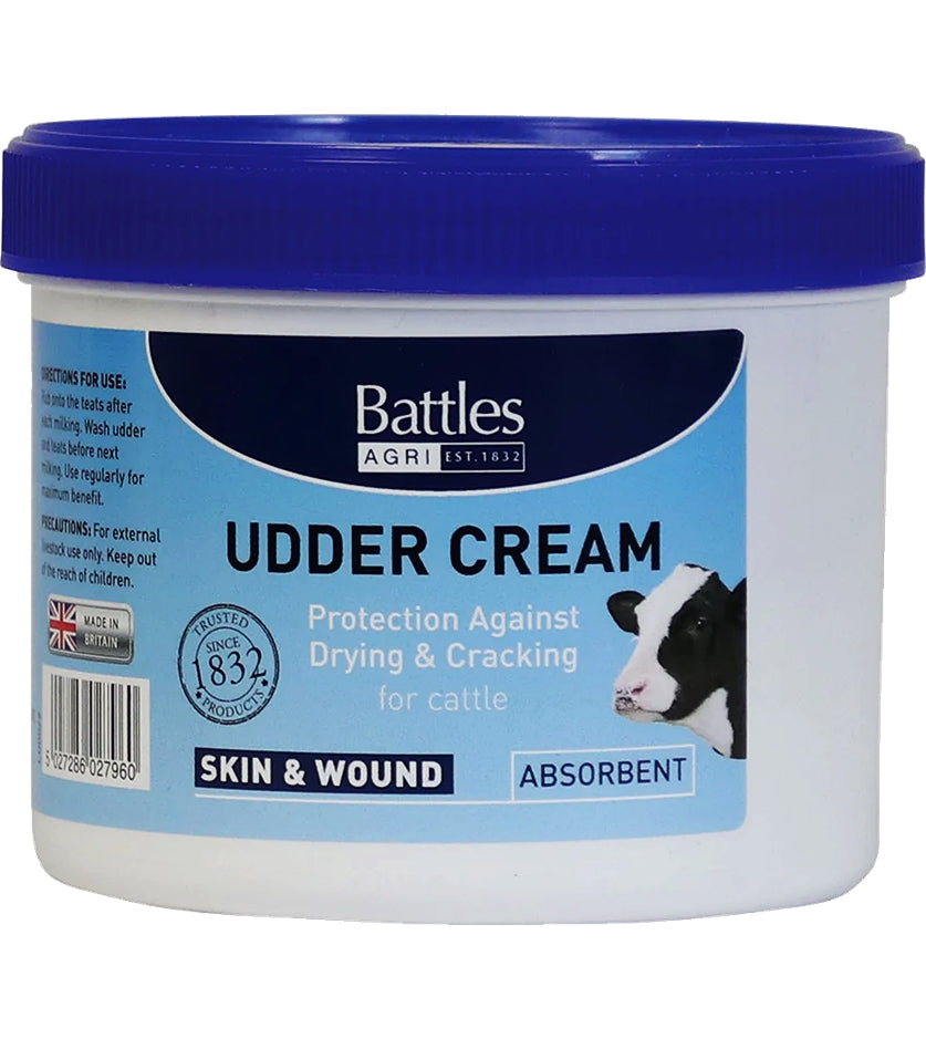 Battles - Udder Cream 400g - Buy Online SPR Centre UK