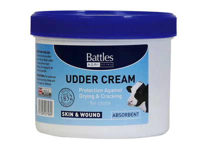 Battles - Udder Cream 400g - Buy Online SPR Centre UK