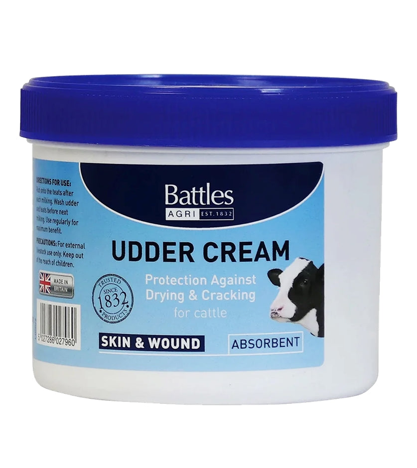 Battles - Udder Cream 400g - Buy Online SPR Centre UK