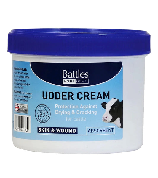 Battles - Udder Cream 400g - Buy Online SPR Centre UK