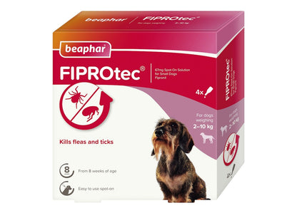 Beaphar - FIPROtec® Flea & Tick Spot-on For Small Dogs - Buy Online SPR Centre UK