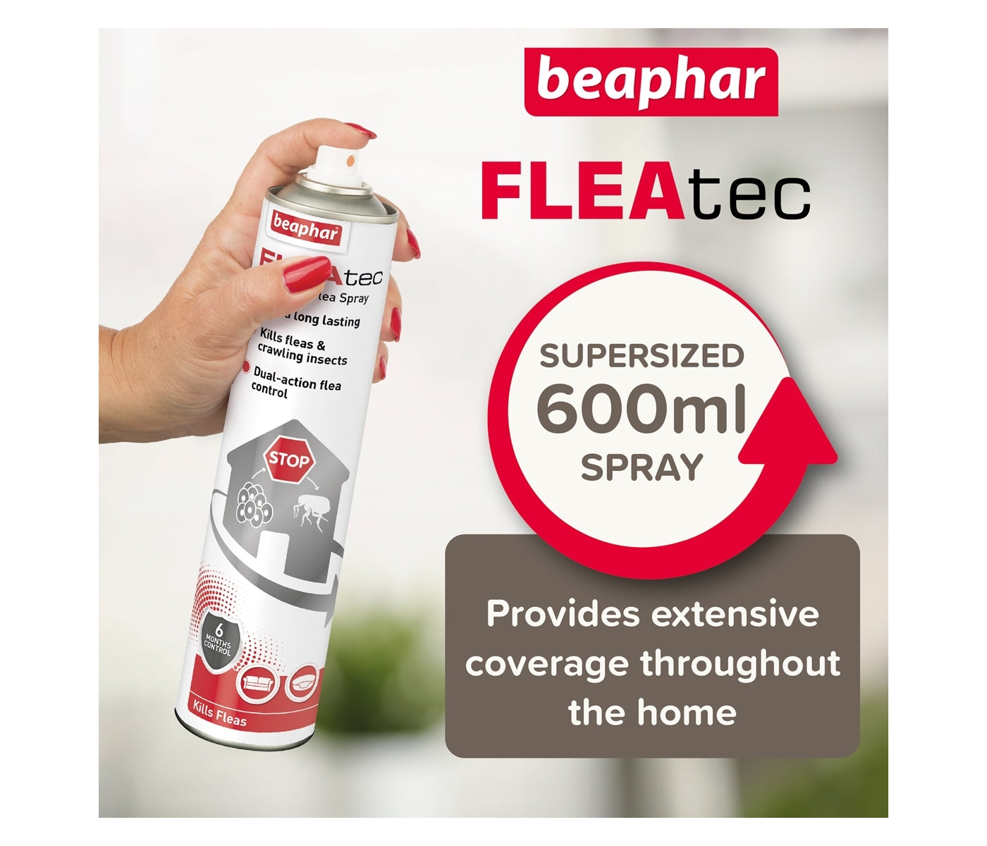 Beaphar FLEAtec Household Flea Spray - Buy Online SPR Centre UK