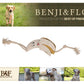 Benji & Flo - 'Crazy Faces' Go Bananas - Suede Dog Toy