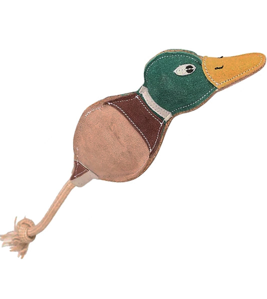 Benji & Flo - Drake the Duck - Suede Dog Toy - Buy Online SPR Centre UK