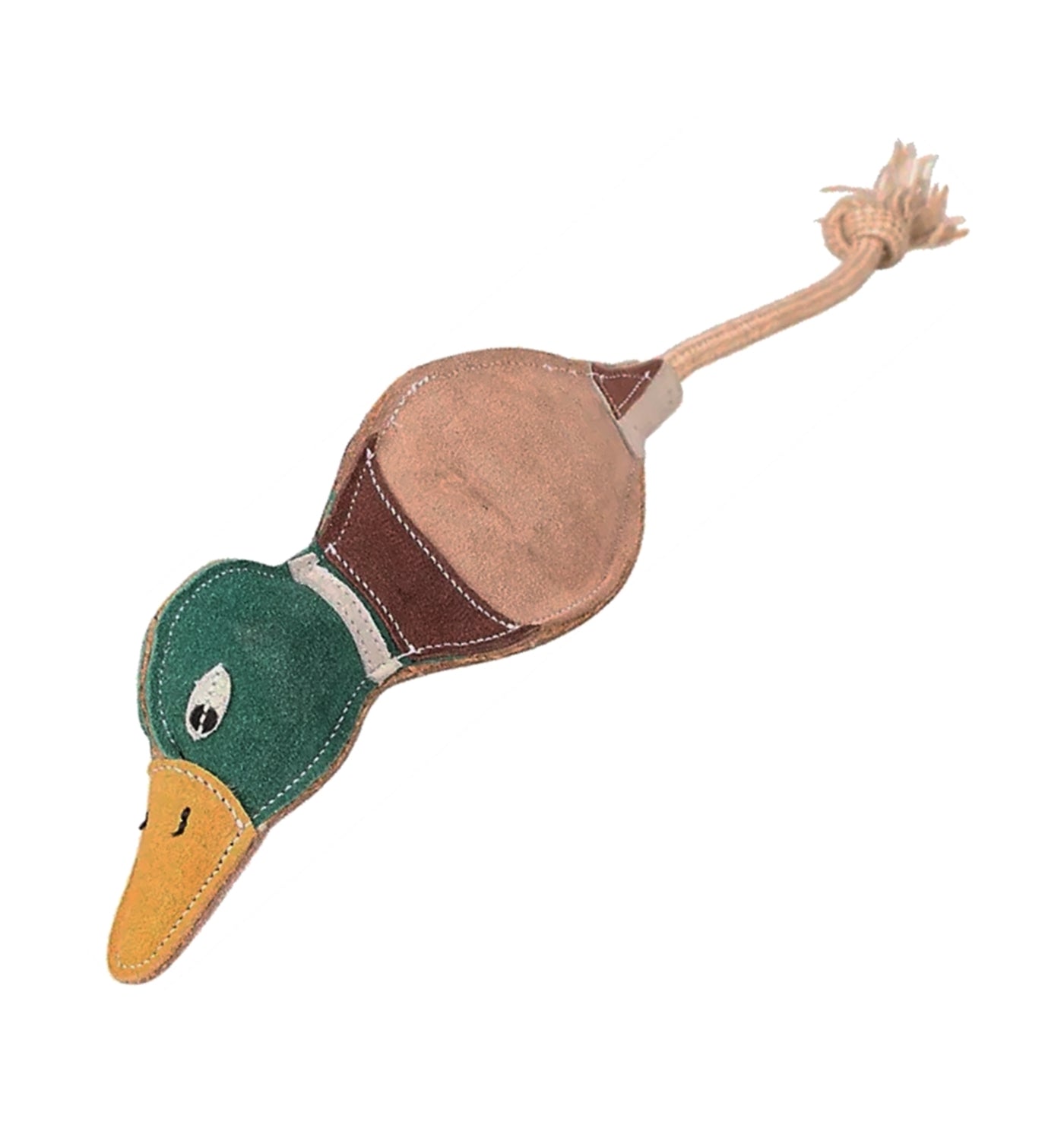 Benji & Flo - Drake the Duck - Suede Dog Toy - Buy Online SPR Centre UK