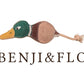 Benji & Flo - Drake the Duck - Suede Dog Toy - Buy Online SPR Centre UK