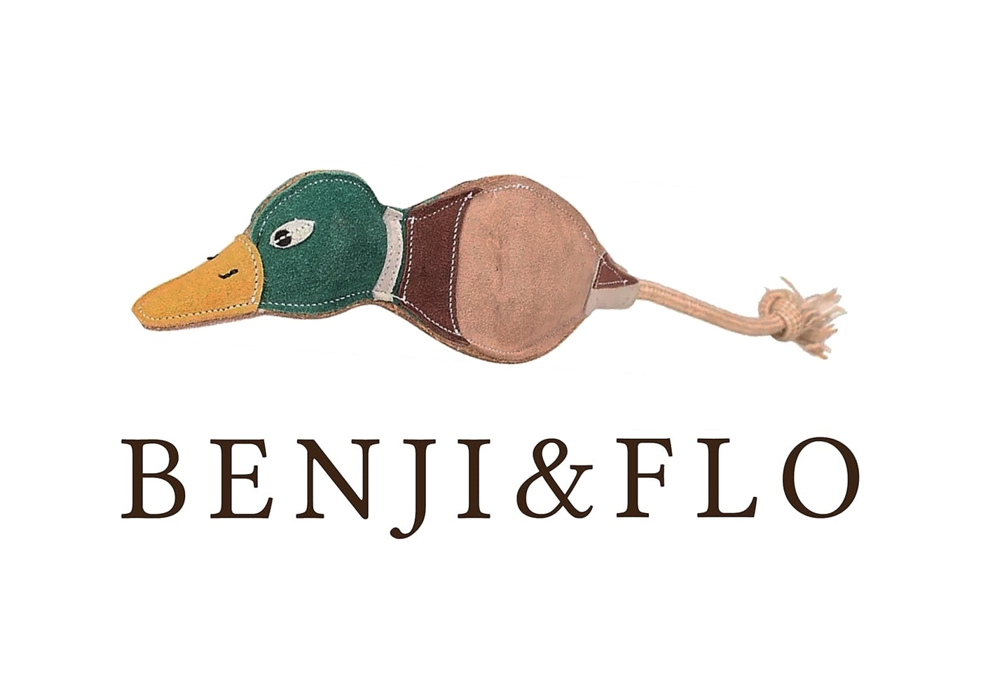 Benji & Flo - Drake the Duck - Suede Dog Toy - Buy Online SPR Centre UK