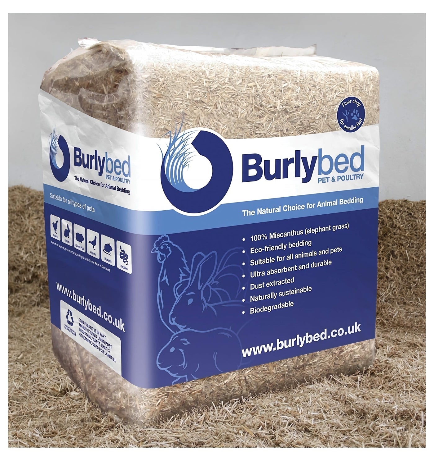 Burlybed - Pet and Poultry Bedding - 10kg