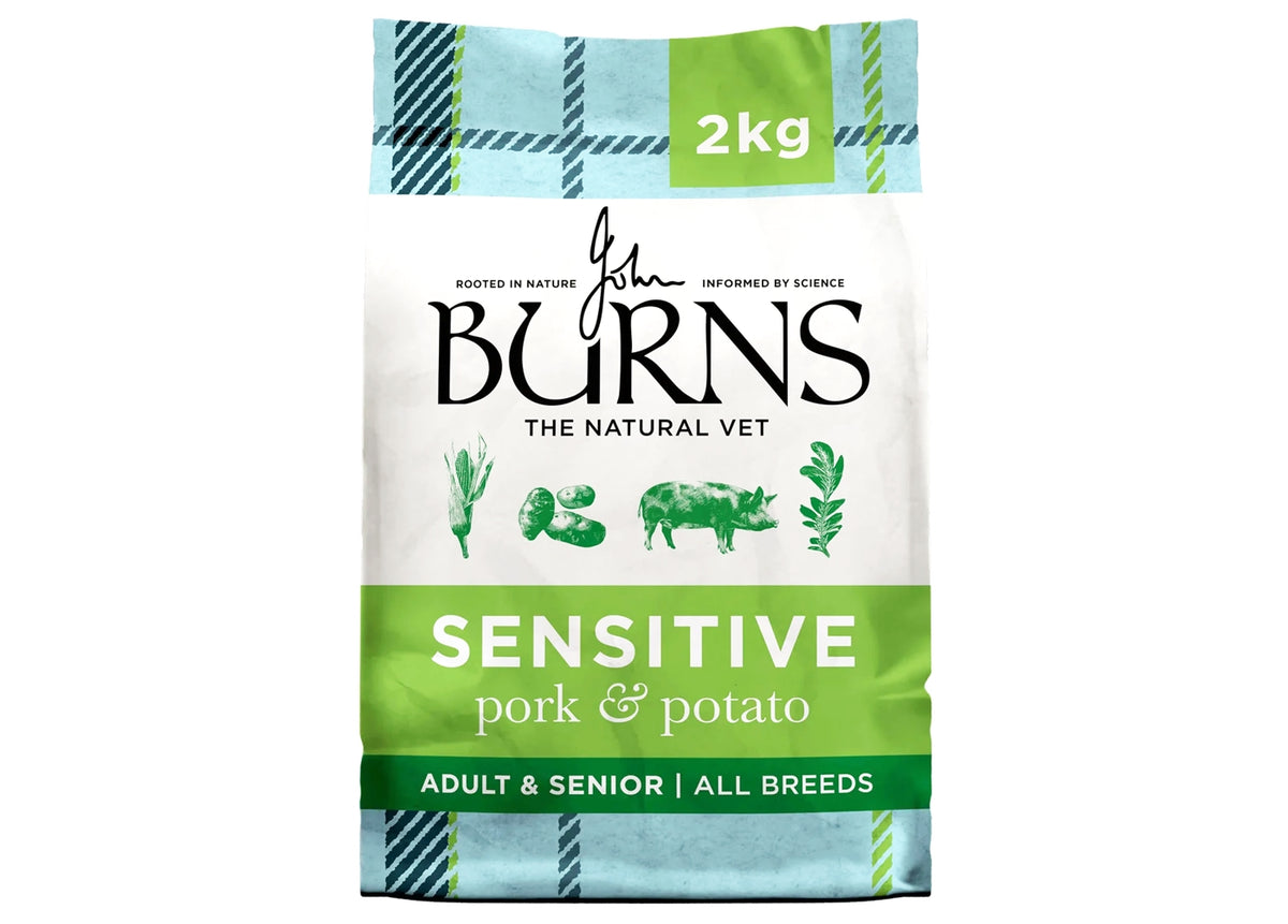 Burns - Sensitive Adult/Senior Dog Food (Pork & Potato) - Buy Online SPR Centre UK