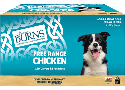 Burns - Chicken with Carrots & Brown Rice 8x395g - Buy Online SPR Centre UK
