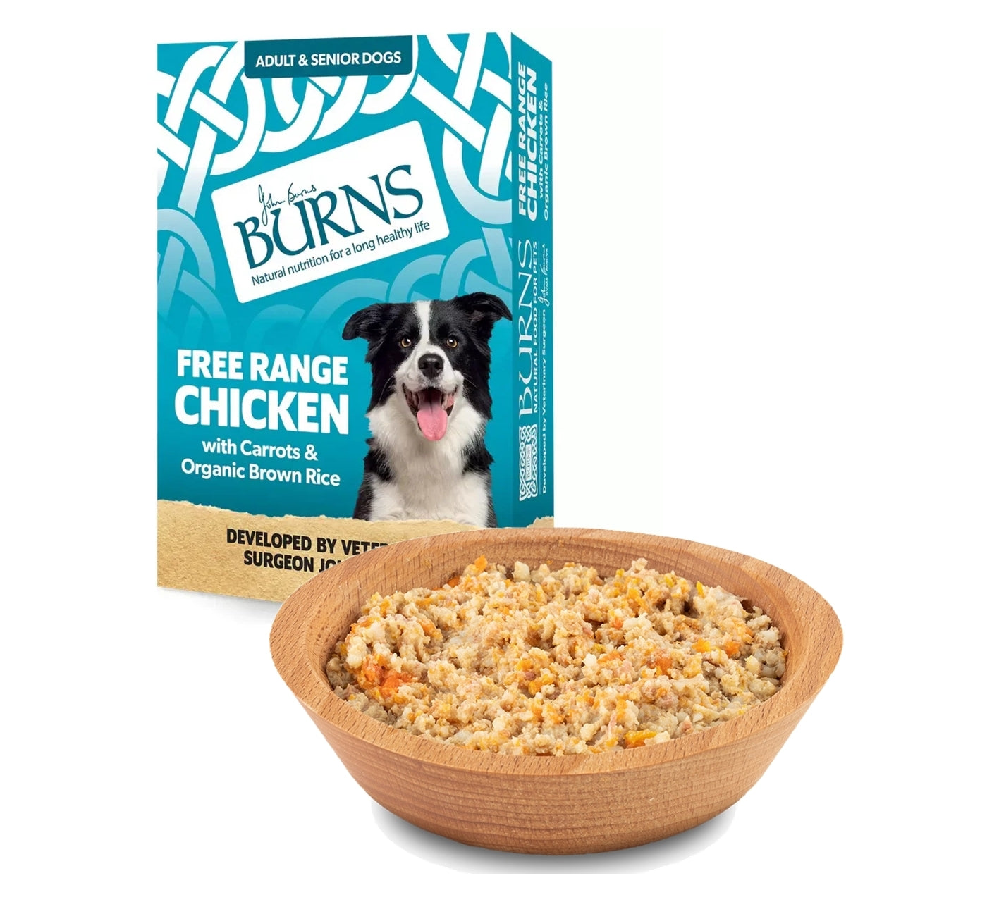 Burns - Chicken with Carrots & Brown Rice 8x395g - Buy Online SPR Centre UK