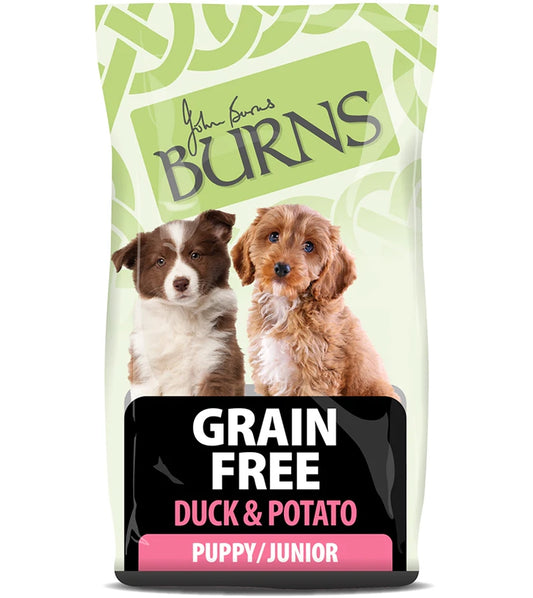 Burns - Grain Free Puppy/Junior (Duck & Potato) - Buy Online SPR Centre UK