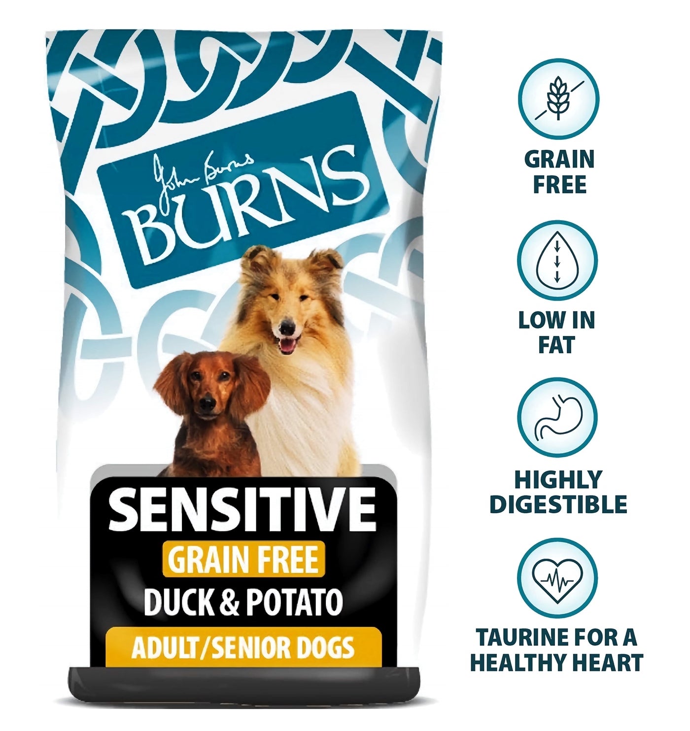 Burns Grain Free Sensitive Duck & Potato | Dog Food - Buy Online SPR Centre UK