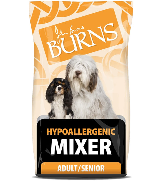 Burns - Adult/Senior Hypoallergenic Mixer Dog Food - 2kg