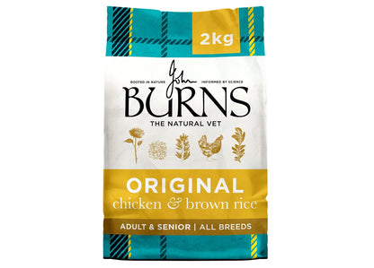 Burns Adult/Senior Dog Food (Chicken & Brown Rice) - Buy Online SPR Centre UK